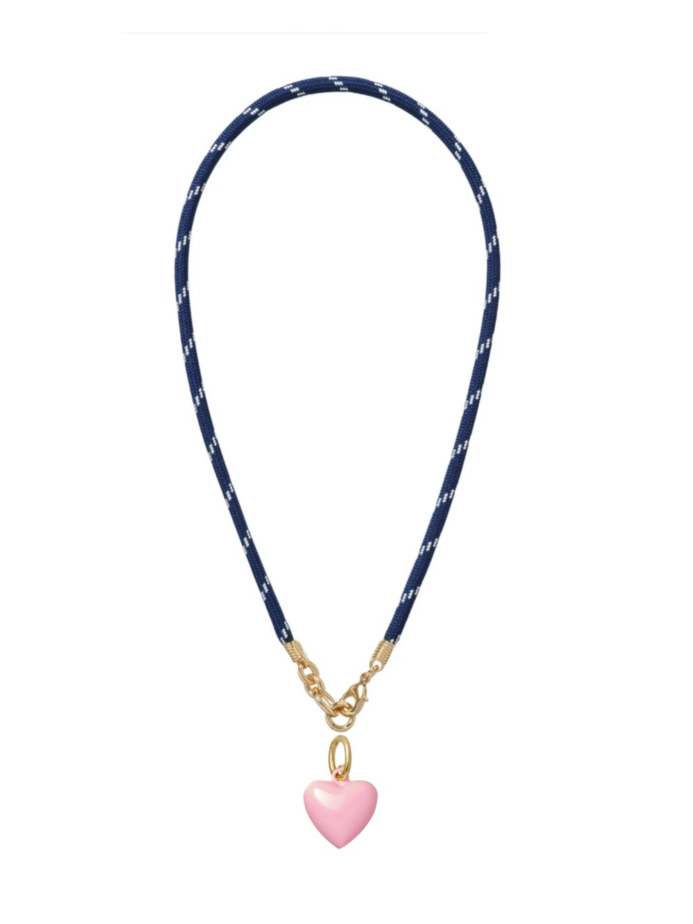 Roxanne Assoulin The Happy Cord
Charm Necklace Navy Cord
Cotton Candy Heart